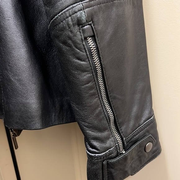 Kenneth Cole Reaction Black Leather Jacket Size XL - Picture 12 of 13